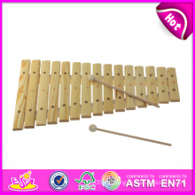 Juguete 2014 del xilófono de los nuevos niños de madera, juguete popular del xilófono de los niños de madera de la octava y venta caliente Xylophone del bebé Wj276409